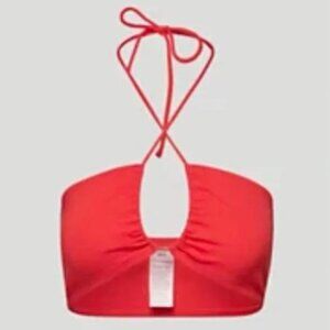 Aritzia Sunday Best Cora Halter Top - Red Size S